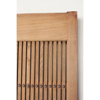 幅広 欅格子蔵戸　W083 