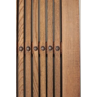 幅広 欅格子蔵戸　W083 