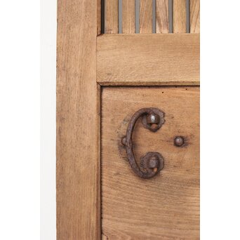 幅広 欅格子蔵戸　W083 