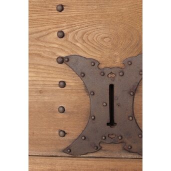 幅広 欅格子蔵戸　W083 