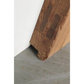 幅広 欅格子蔵戸　W083 