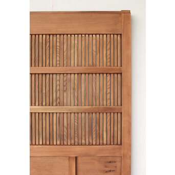 幅広 欅格子蔵戸　W083 