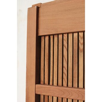 幅広 欅格子蔵戸　W083 