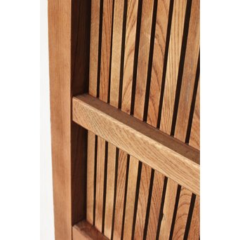 幅広 欅格子蔵戸　W083 