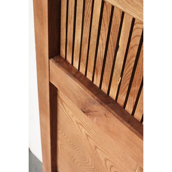 幅広 欅格子蔵戸　W083 