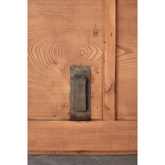 幅広 欅格子蔵戸　W083 