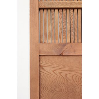 幅広 欅格子蔵戸　W083 