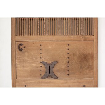 幅広 欅格子蔵戸　W083 