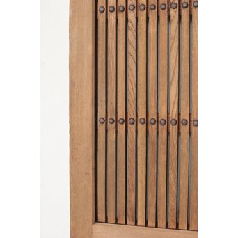 幅広 欅格子蔵戸　W083 