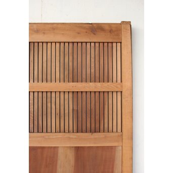 枯白木 鉄格子蔵戸　W084 