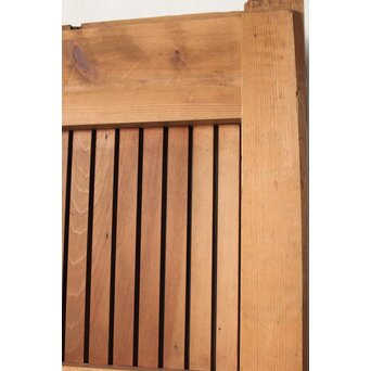 枯白木 鉄格子蔵戸　W084 