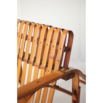 シバヤマ産業 バンブーロッキングキッズチェアー 竹椅子　U317 