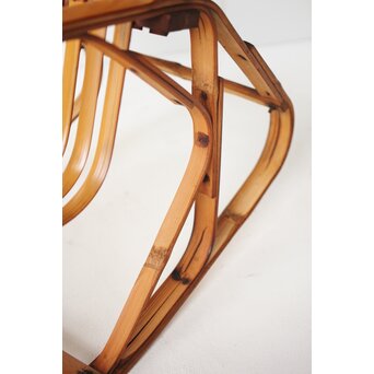 シバヤマ産業 バンブーロッキングキッズチェアー 竹椅子　U317 