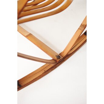 シバヤマ産業 バンブーロッキングキッズチェアー 竹椅子　U317 