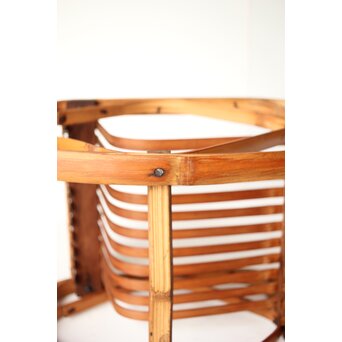 シバヤマ産業 バンブーロッキングキッズチェアー 竹椅子　U317 