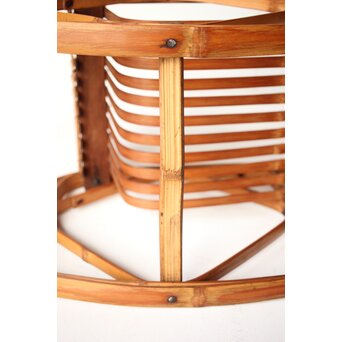 シバヤマ産業 バンブーロッキングキッズチェアー 竹椅子　U317 