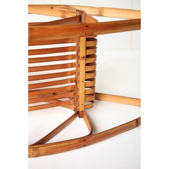 シバヤマ産業 バンブーロッキングキッズチェアー 竹椅子　U317 