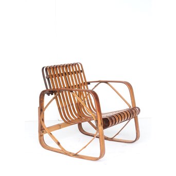 シバヤマ産業 バンブーキッズチェアー 竹椅子　U318