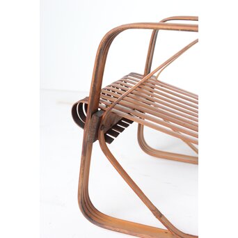 シバヤマ産業 バンブーキッズチェアー 竹椅子　U318 