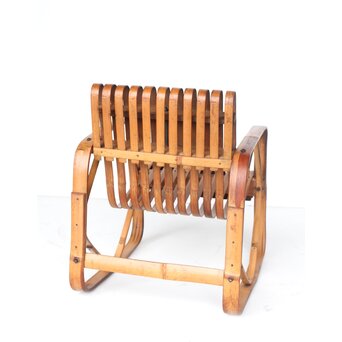 シバヤマ産業 バンブーキッズチェアー 竹椅子　U318 