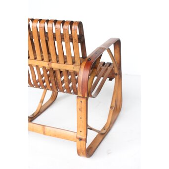 シバヤマ産業 バンブーキッズチェアー 竹椅子　U318 