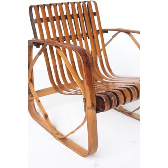 シバヤマ産業 バンブーキッズチェアー 竹椅子　U318 