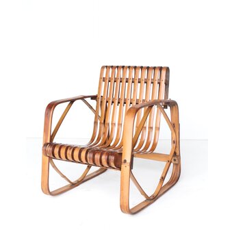 シバヤマ産業 バンブーキッズチェアー 竹椅子　U318 