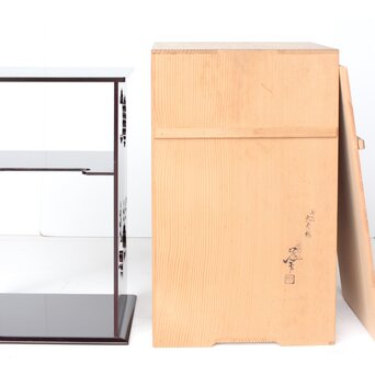 川端近左 大内棚 共箱　Q319 