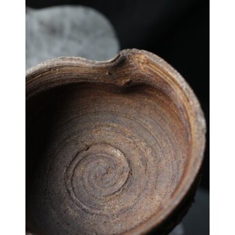 清水六兵衛 南蛮焼 変形片口湯冷　P380 