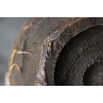 清水六兵衛 南蛮焼 変形片口湯冷　P380 