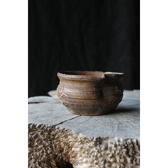 清水六兵衛 南蛮焼 変形片口湯冷　P380 