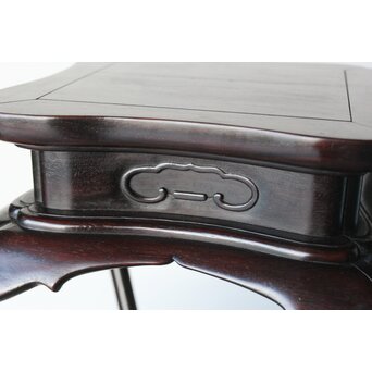 唐木 紫檀意 猫足卓　X394 