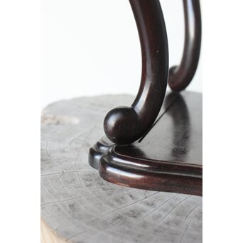 唐木 紫檀意 猫足卓　X394 