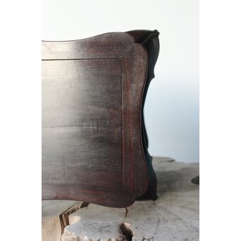 唐木 紫檀意 猫足卓　X394 