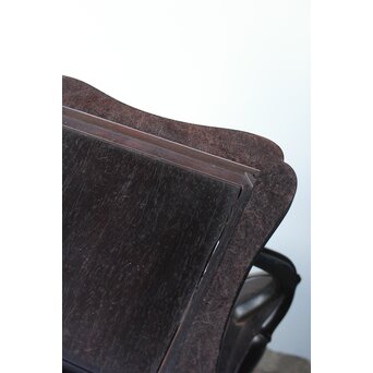 唐木 紫檀意 猫足卓　X394 