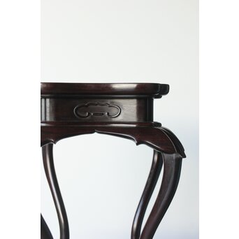 唐木 紫檀意 猫足卓　X394 