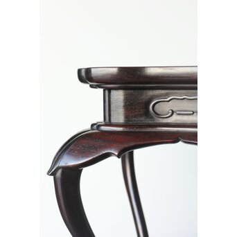 唐木 紫檀意 猫足卓　X394 