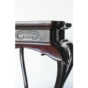 唐木 紫檀意 猫足卓　X394 