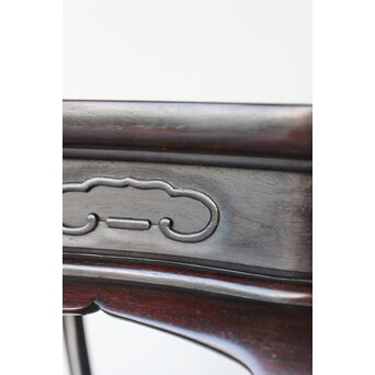 唐木 紫檀意 猫足卓　X394 