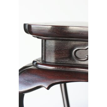 唐木 紫檀意 猫足卓　X394 