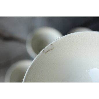 京焼か 墨流 煎茶碗五客　P381 