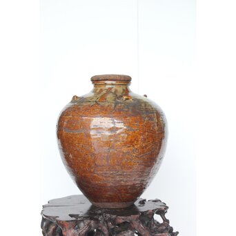 ルソンか 日本古陶か 古茶壺　P382 