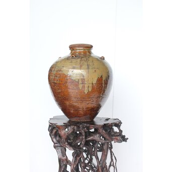 ルソンか 日本古陶か 古茶壺　P382 