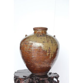 ルソンか 日本古陶か 古茶壺　P382 