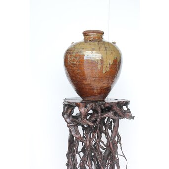 ルソンか 日本古陶か 古茶壺　P382 