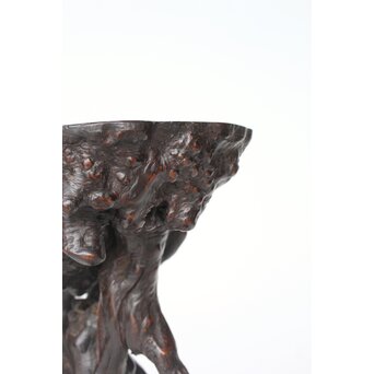 時代 根木 自然木 天然木 盆栽卓　X395 