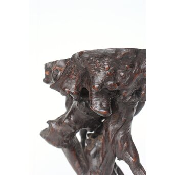 時代 根木 自然木 天然木 盆栽卓　X395 