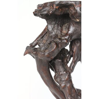 時代 根木 自然木 天然木 盆栽卓　X395 