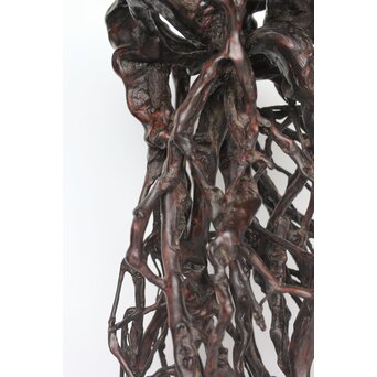 時代 根木 自然木 天然木 盆栽大卓　X396 