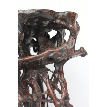 時代 根木 自然木 天然木 盆栽大卓　X396 